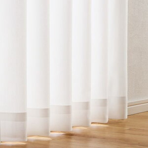 �ՔM���[�X�J�[�e�� 2���� �z���C�g 100×218cm DCM