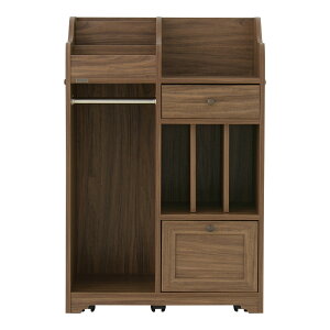 ANRI �����h�Z�����b�N AN106-70RR �u���E�� W70.1×D40×H106cm 4FUL �����h�Z�����b�N �R���p�N�g �z���C�g �L�b�Y �����h�Z�����[