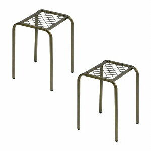 アイアンプランタースタンド「TWILL」(ツイル) ハイサイズ 2個組 TW009-2P-GLD ゴールド ハイ 住まいスタイル リビング 室内 北欧 スタンド 鉢置き 観葉植物 シンプル モダン おしゃれ ガーデン ラ