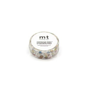 mt 15ミリ×7M ピーナッツキャラクター カモイ テープ、デコレーション、おしゃれ、貼ってはがせる、小物