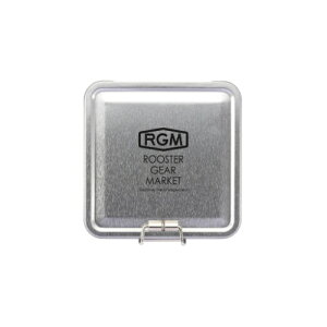 TIN CASE SQUARE SILVER RGM ROOSTER GEAR MARKET [X^[MA}[Pbg 