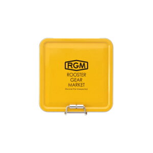 TIN CASE SQUARE MUSTARD RGM ROOSTER GEAR MARKET [X^[MA}[Pbg 
