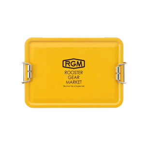 TIN CASE GRANDE MUSTARD RGM ROOSTER GEAR MARKET [X^[MA}[Pbg 