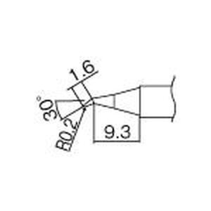 こて先 0.2JS型 T12JS02_6014 コテ先:0.2JS型 ハッコー