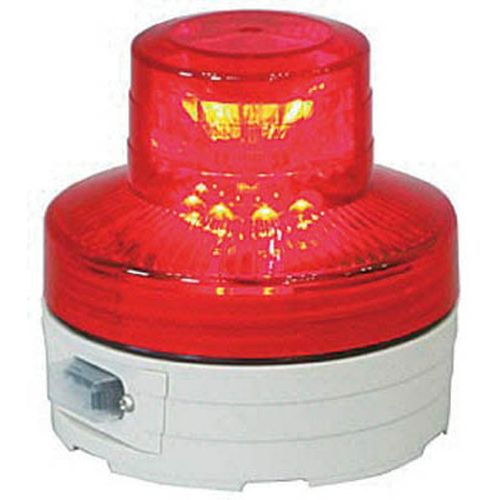 日動 電池式ＬＥＤ回転灯ニコＵＦＯ夜間自動点灯タイプ赤 NUBR 赤|生活