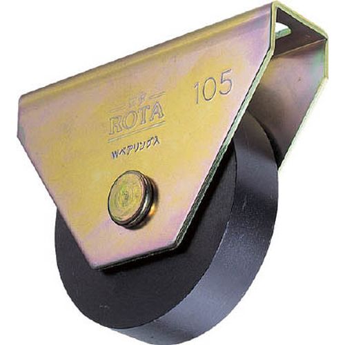 ヨコヅナ ロタ・重量戸車平型 WHU1202_8819 車輪径:120mm|金物・資材 金物 ポスト・錠・建具 戸車