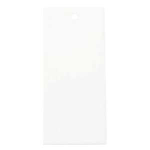 プレート アクリルホワイト 無地板 35×80×2 UP358-S 1つ穴 光