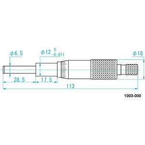 }CN[^wbh 1003-000 6.5×28.5mm SK