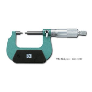 スプラインマイクロメータ MC200-25SA 測定面:φ2×長さ5mm SK