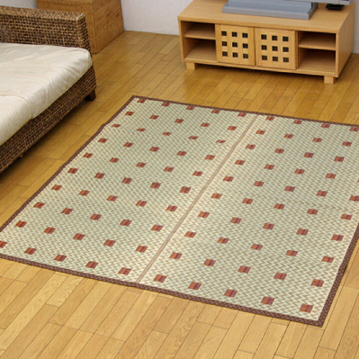 【5%OFFクーポン 15日限定】IKEHIKO 純国産い草花ござ『飛鳥』 4115804 ブラウン 江戸間4.5畳(約261×261cm)|家具・インテリア インテリア ゴザ い草ござ DCMオンライン ⑦九州産 ヒノキマット 90L 140サイズ