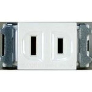 埋込コンセント シングル WN1001SW コスモシリーズワイド21用配線器具 コスモワイド21