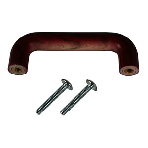 PC木目丸棒ハンドル AP-283E カリン カリン 80mm AIWA