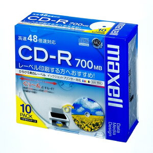 f[^pCD-R Ђт[xfBXN 2`48{Ή CDR700S.WP.S1P10S maxell
