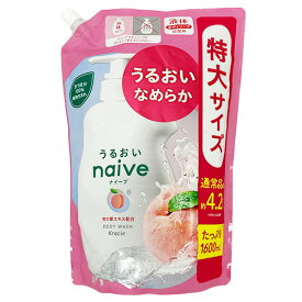 ナイーブ ボディソープ やさしいピーチソープの香り 詰替用 1.6L ナイーブ