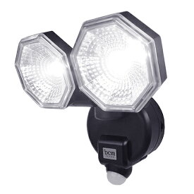 LEDセンサーライト E-BL200 乾電池式 2灯式 DCM