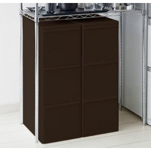 分別引出しステーション ワイド3段BW−3 ブラウン BW-3 吉川国工業所