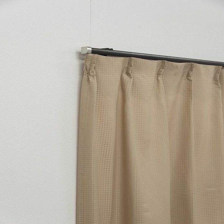 楽天市場】カーテンレール ピアージェ ブラウン 2Mシングル ブラウン 