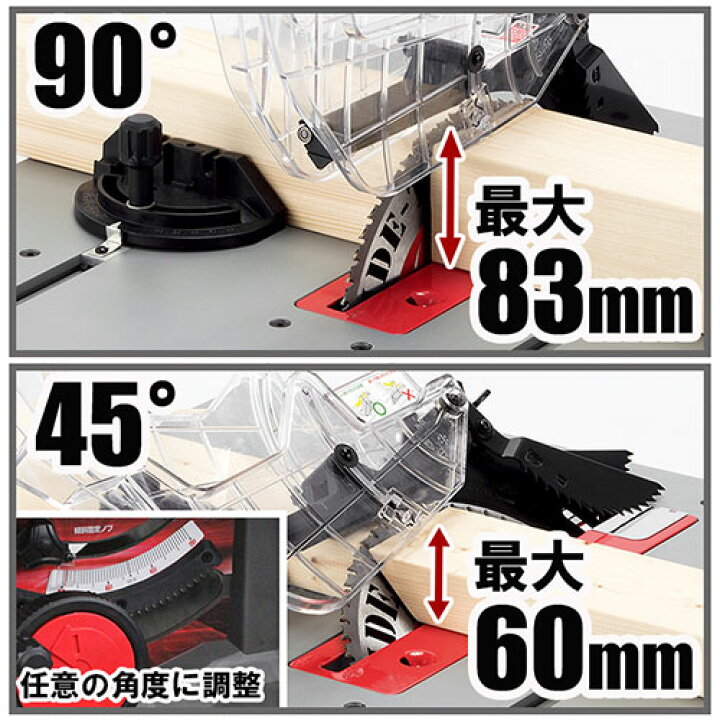 楽天市場】木工用テーブルソー255mm STS-255ET SK11 : DCMオンライン