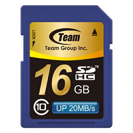 SDHCカード class10 TG016G0SD28K 16GB Team