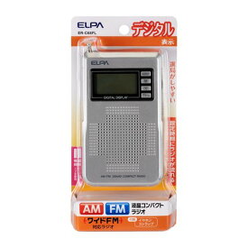 AM／FM液晶コンパクトラジオ ER-C68FL ELPA
