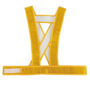 タスキ型安全ベストショート丈 5920010 ゴールド ゴールド F 役立〜ツ