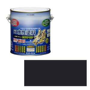 水性ECOアクア つや消し黒 容量:0.7L サンデーペイント