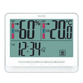 温度計 デジタル温湿度計 TT-538WH ホワイト TANITA
