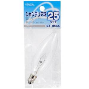 �V�����f���A�� 25W E12 �N���A LB-C2225-C OHM