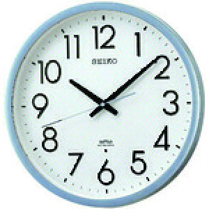 電波掛時計 直径390×52 P枠 銀色半光沢 KS265S SEIKO