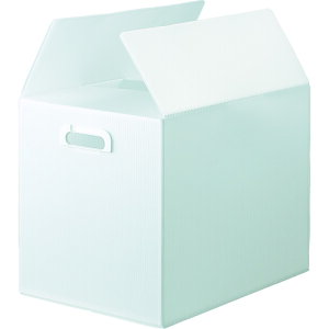 ダンボールプラスチックケース 5枚セット A3 取っ手穴あき 半透明 TDP-A3-5TM 半透明 A3 取っ手穴あき TRUSCO