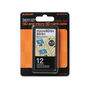 �������[�J�[�h�P�[�X CMC-SDCPP12BK 12�����[ �G���R��