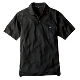 MAXDRYエアーUV＋半袖ポロシャツ G-1637 ブラック M ブラック M GLADIATOR