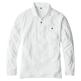 MAXDRYエアーUV＋長袖ポロシャツ G-1638 ホワイト L ホワイト L GLADIATOR