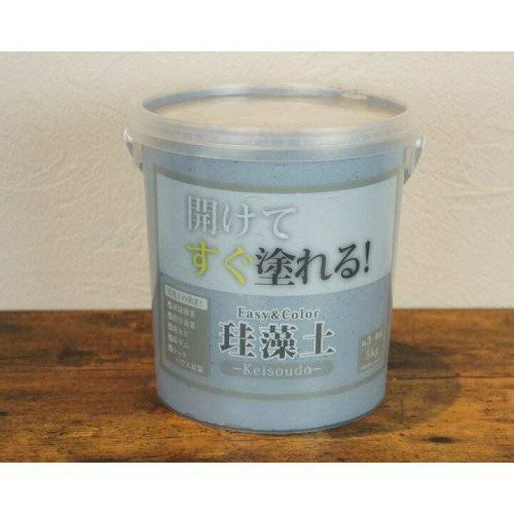 【5%OFFクーポン 20日限定】ワンウィル EASYCOLOR珪藻土 ブルーグレー 5kg|塗料・補修用品 補修用品 壁材  ＤＣＭオンライン