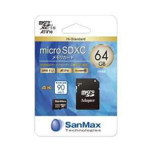 microSDJ[hV10 SMH64AV 64GB T}bNXeNmW[Y