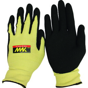 耐切創手袋 13G 天然ゴム背抜き MWK927L L おたふく