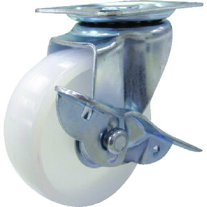 台車用キャスター Φ100 ナイロン車 自在ストッパー付 TYSG-100NS TRUSCO