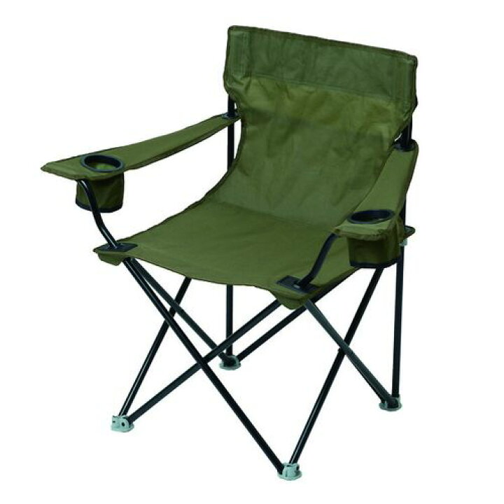 楽天市場】アーム付きスリムチェア 21N カーキ アーム付きスリムチェア  