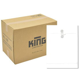 【ケース販売】角2封筒 サラシ 120g/m2 箱貼ハトメ 110311 KING