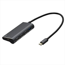PD対応 USB 5ポート変換アルミハブ/グレー UH-C3245GY Nakabayashi