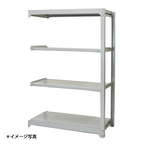 【法人限定】(増連)中量スチールラックAMBL型300kgボルトレス AMBL63K4C 4段増連 高さ(約)1800X巾900X奥行700mm 浅香工業
