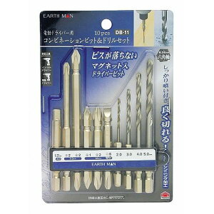 �R���r�l�[�V�����r�b�g���h�����Z�b�g 10pcs DB-11A EARTH MAN