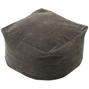 ヴィンテージ ビーズクッション ビーズソファ カバーが洗える コーデュロイ 日本製 A600a-686GRY チャコールグレー XL セルタン