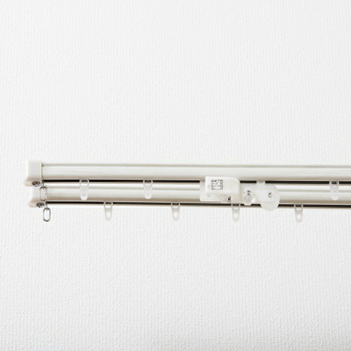楽天市場】【法人限定】角型伸縮カーテンレール クロスライド ホワイト 
