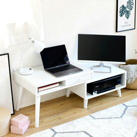 デスク ローデスク パソコン pc コンパクトデスク FAP-0036-WH ホワイト JKプラン