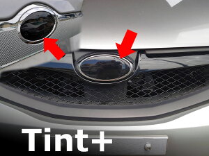 Tint+ エンブレム スモークフィルム (ブラックスモーク 5% 前後 2枚 セット) インプレッサ ハッチバック GH2 GH3 GH6 GH7 GH8 gh