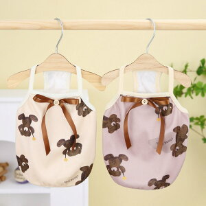 犬 夏服 犬の服 ドッグウェア ペット服 涼しい 可愛い おしゃれ クマ柄 キャミソール 袖なし おそろい男の子女の子【春 夏トイプードル チワワ マルチーズ洋服】お散歩ウエア抜け毛防止 イ