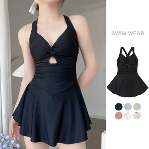 水着 ワンピース水着 レディース ワンピース 大人 夏 クロスショルダー スウィムウェア 温泉 水泳 海 プール リゾート レジャー おしゃれ きれいめ 可愛い