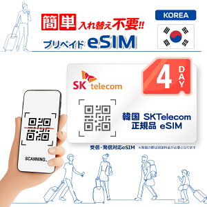ySKTelecomKiz ؍eSIM 4(96) f[^ ؍̓dbԍt(󔭐MΉǉ`[W㔭M\) eSIMQRR[h𑗕t w120܂ŗL ؍nł̋`T|