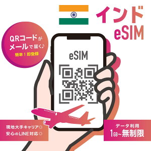 yCh eSIM  ΉzCheSIM LAuAirtel/JiovΉ f[^ʐM! eSIMQRR[h𑗕t L:s30܂ Ch Chs LINEőΉ\
